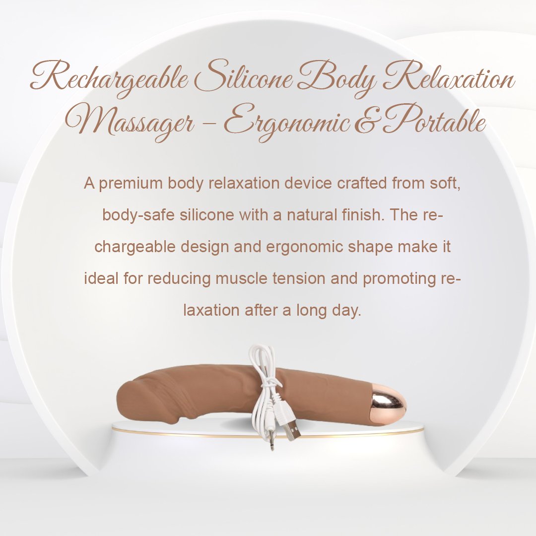 Brown Telescopic Vibrating And Thrusting Dildo - Image 2