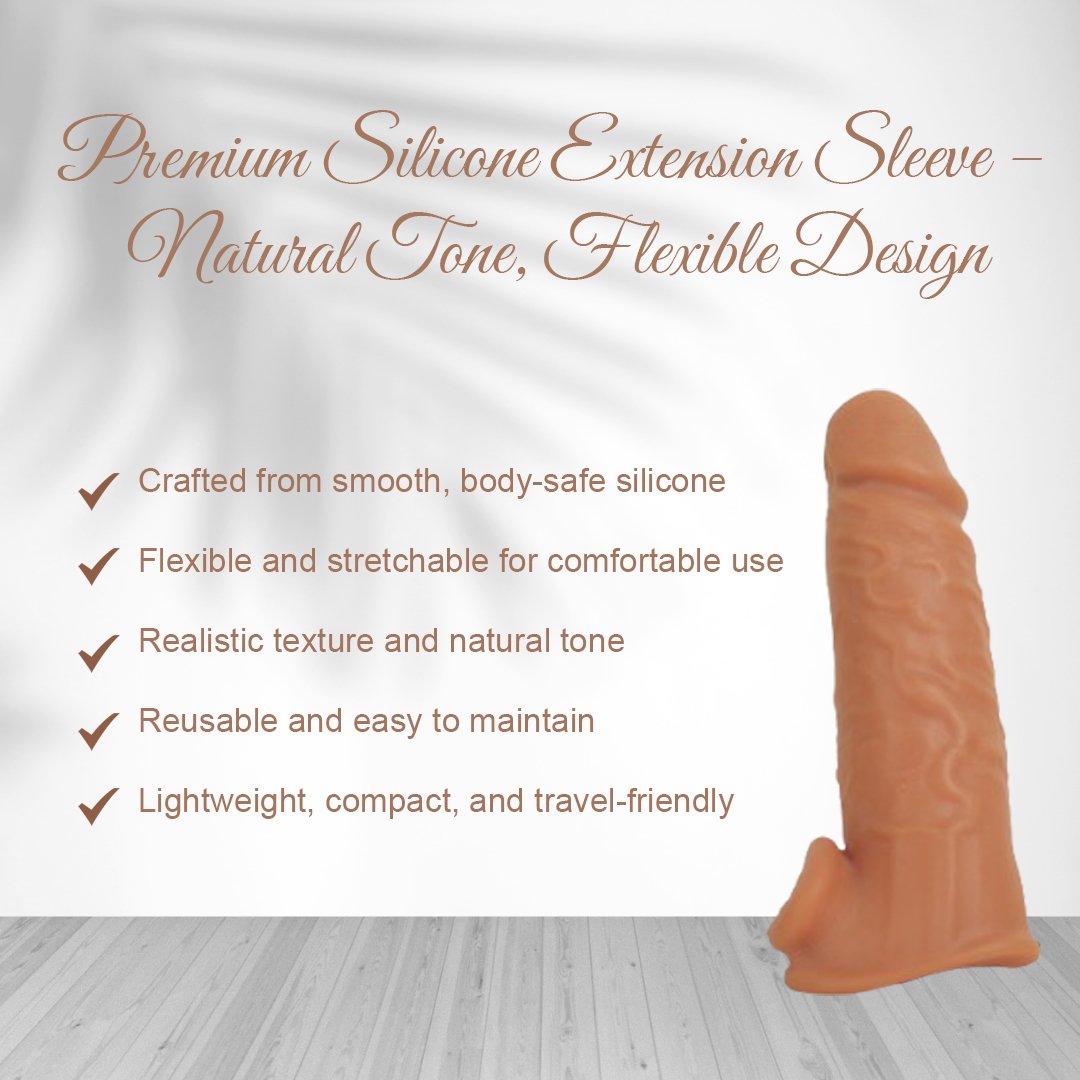 6 Inch Foreskin Condom Realistic Dildo - Image 3