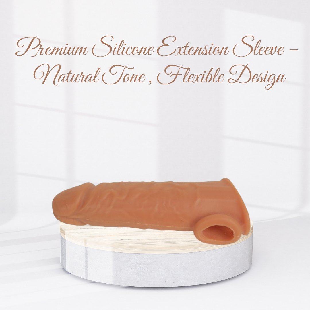 6 Inch Foreskin Condom Realistic Dildo