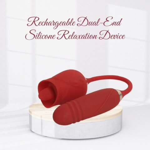 Rose Vibrator And Stimulator For Women