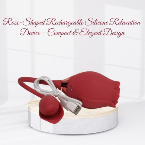 Rose Shape Licker And Vibrator For Women